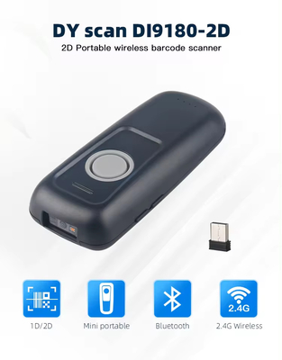 اسکنر بارکد بی سیم 2D خواننده بارکد قابل حمل سرعت رمزگشایی بالا