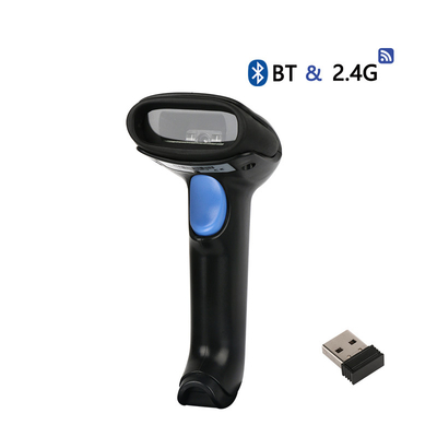 1D بلوتوث 2.4G اسکنر بارکد بی سیم دوام در استفاده و عملکرد بالا