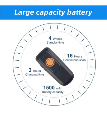 سرعت بالا 1D CCD لیزر بارکد خواننده های بارکد بی سیم اسکنر DI9180-1D-لیزر