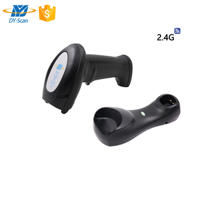 DS5200G پیستال 2.4G بارکد خوان دستی 1D 3 Mil رزولوشن اسکنر جهانی