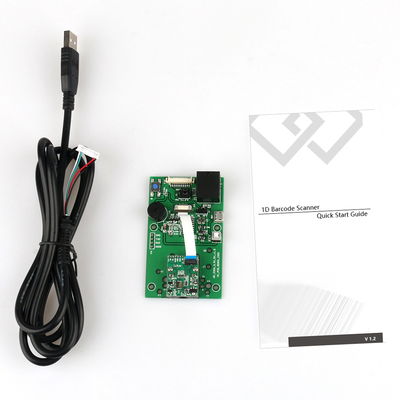 ۳۲ بیتی CPU 1D CCD Barcode Scanner Module OEM USB TTL Interface DE1400