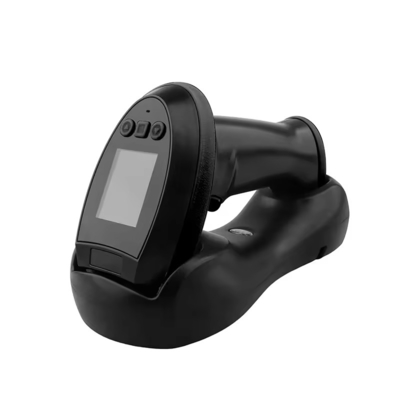 2.4G اسکنر بارکد بی سیم دستی با سرعت اسکن صفحه نمایش 300 بار / ثانیه وضوح ≥4 میلی