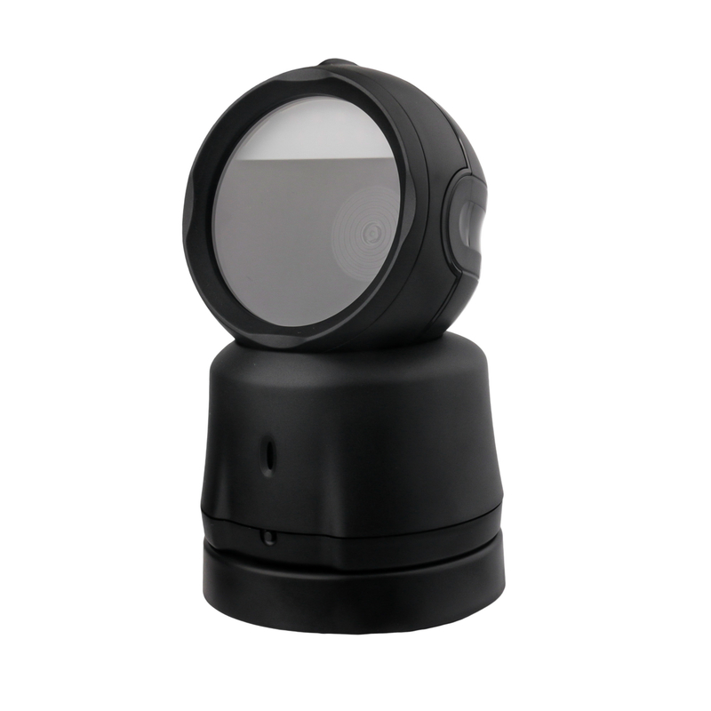 با سرعت بالا 2D Barcode Reader بدون دست ها اسکنر Barcode Desktop بی سیم با پایه شارژ
