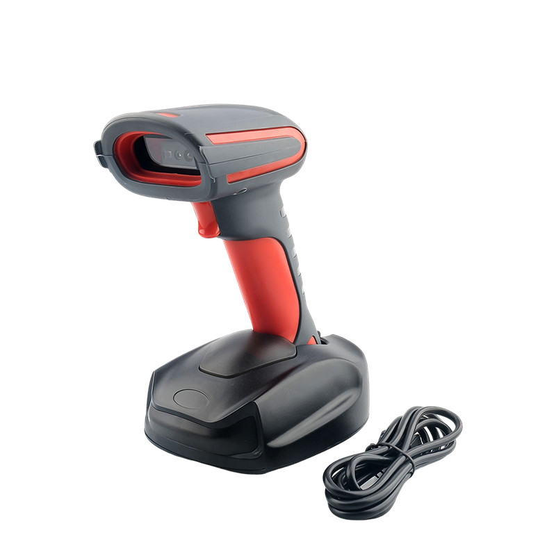 IP65 بی سیم 2.4G BT صنعت QR Code Reader دستی 1D 2D Barcode Scanner برای تبلت اندروید DS6800B